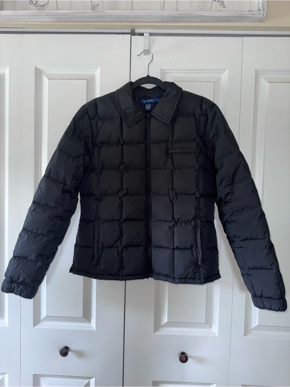 Vintage 90’s J. Crew Black Quilted Puffer Jacket